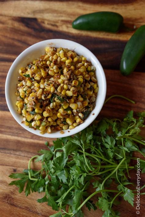 This is an interesting way to roast corn. Roasted Street Corn Chili\'S : Roasted Mexican Street Corn ...