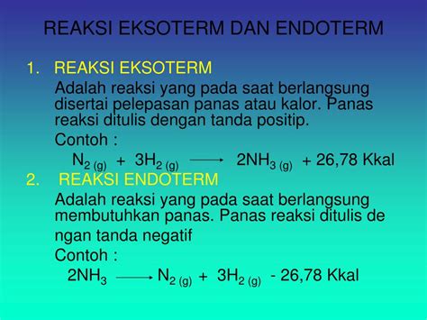 Persamaan Reaksi Termokimia Lengkap Serta Eksoterm Dan Endoterm Sexiz Pix