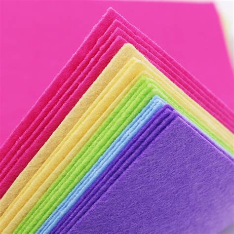Multicolor Polyester Felt Fabric Scrapbooking Diy Cloth Home Decor