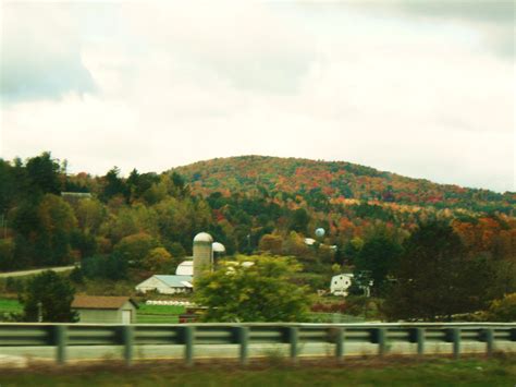 Route 100 Vermont In Fall New England