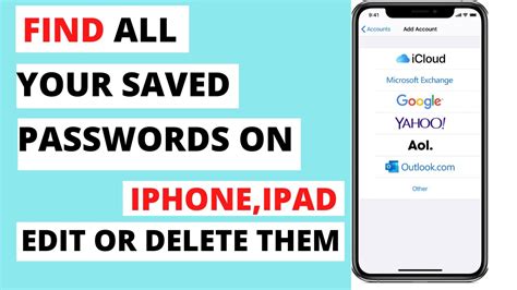 If you wish to view the passwords saved in safari on your ios device, it is pretty easy to do that as well. how to find all of your saved passwords on an iphone ...