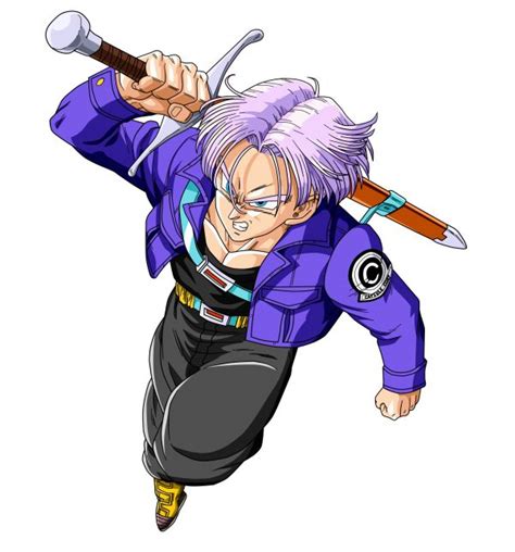 The guard that separates the blade from the handle is an. Trunks art | Anime dragon ball super, Dragon ball, Dragon ...