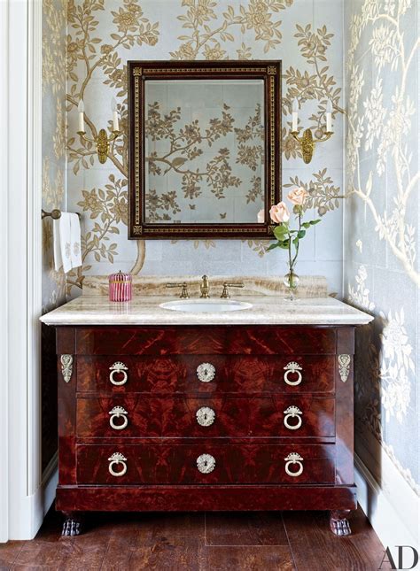 33 Inspiring Rooms With Wallpaper Powder Room Wallpaper Gracie