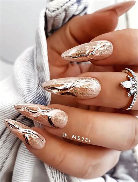 Most Beautiful Nail Designs You Will Love To Wear In Nude Marble