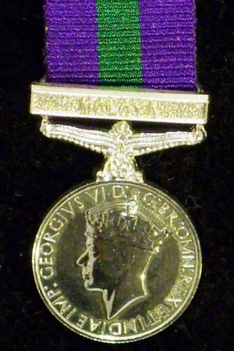 Worcestershire Medal Service Gsm With Clasp Malaya Gvi
