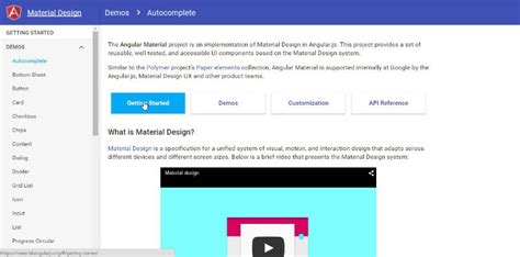 Angular material is a ui framework based on material concepts of designs. Top 5 Material Design Frameworks to Use in 2015 — SitePoint