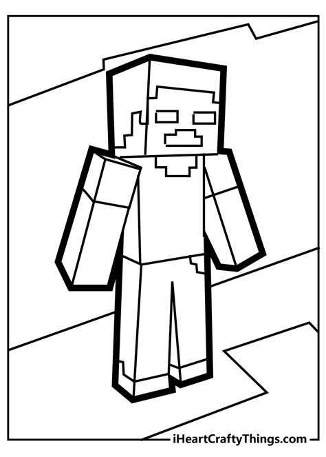 Minecraft Coloring Pages Updated 2021
