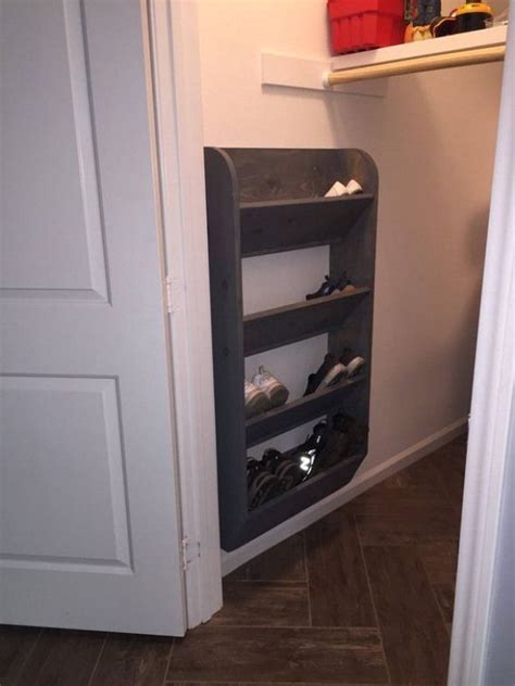 Wall Hung Shoe Rack For Maximum Storage Capacity And Clearance Takes