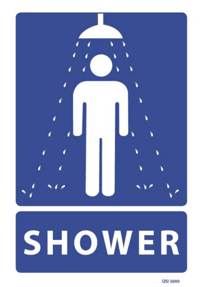 Shower Sign Industrial Signs