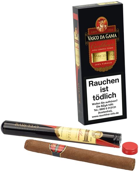 Vasco da gama zigarren und weitere zigarren inkl. Cigarrenversand24 | Vasco da Gama Caribbean Tubos Nr. 86 3 ...