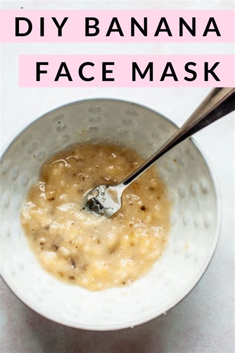 Diy Banana Face Mask A Thousand Lights Banana Face Mask Diy Banana