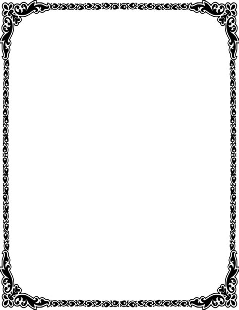 Card Borders Png Png Image Collection