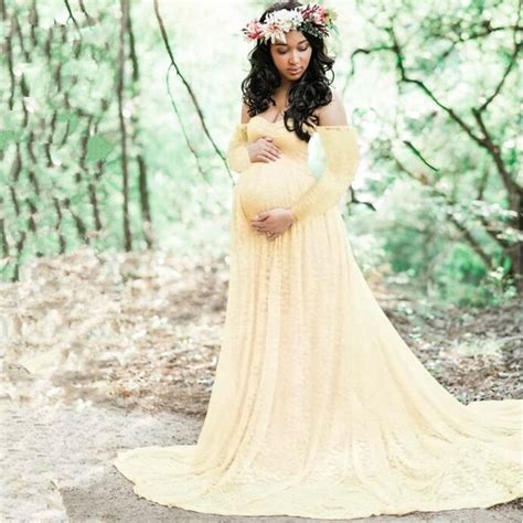2019 New Maternity Photography Props Pregnancy Clothes Photography Long