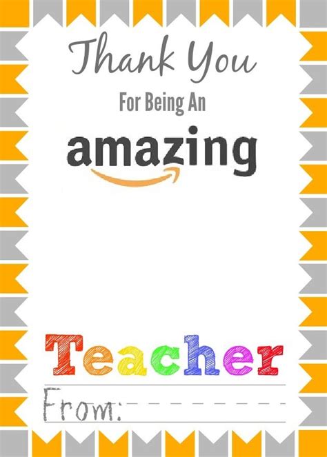 Thank You Teacher Free Printable Ways To Celebrate Teacher
