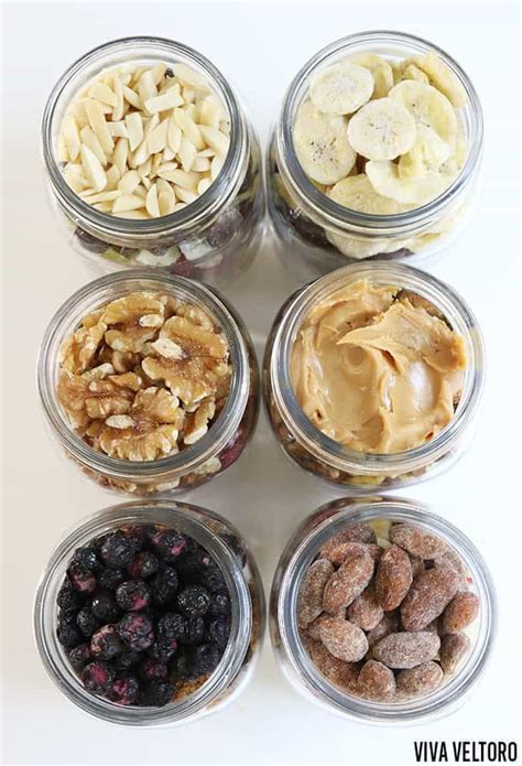 Breakfast Oatmeal Jars With Honeyville Freeze Dried Fruits
