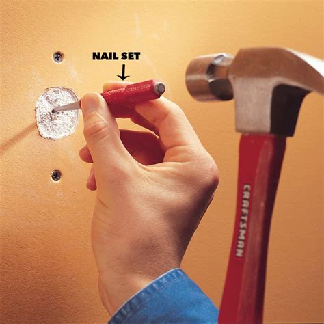 Adjust the stands to get the cabinets perfectly level. How to Fix Popped Drywall Nails and Screws (With images) | Nails and screws, Nail pops, Drywall