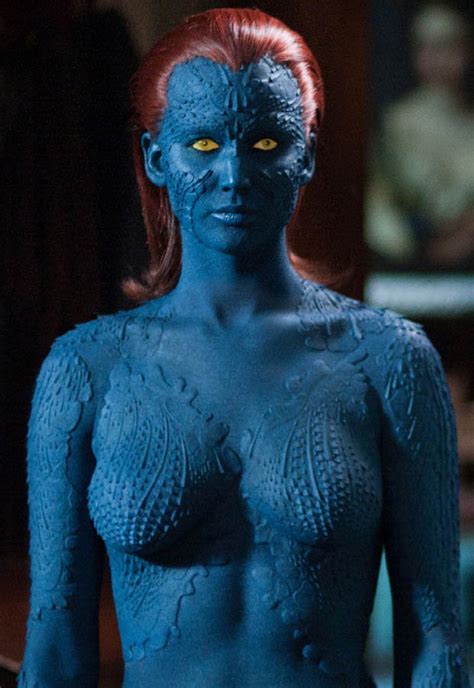Killer Cleavage Body Paint And Sass X Men Apocalypses Hottest