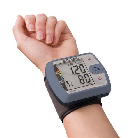 This monitor detects your blood pressure and pulse rate during inflation. Talking Ultra Digital Blood Pressure Wrist Monitor 01-526 ...