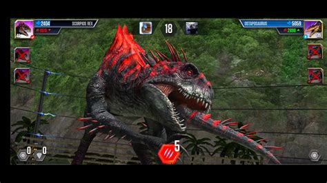Jurassic World The Gamescorpius Rex Vs Indoraptor Gen 2 Youtube