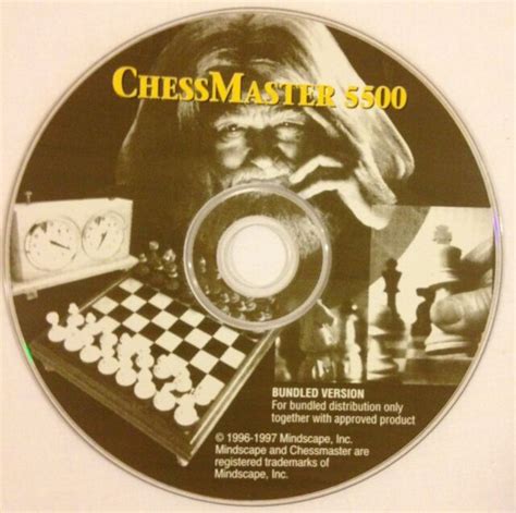 Chessmaster 5500 Cd Rom 1997 Mindscape Inc Bundled Version Excellent