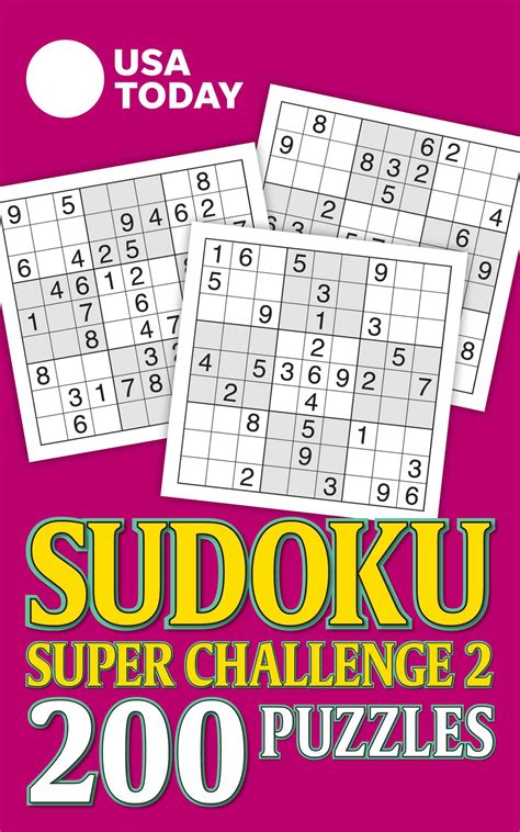 Usa Today Sudoku Super Challenge 2 200 Puzzles Usa Today Puzzles By