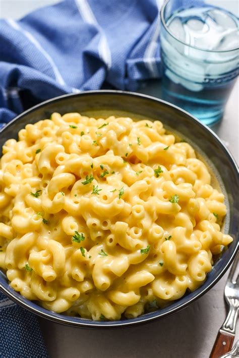 A combination of gruyere and mozzarella cheese. THE Creamy Mac and Cheese Recipe | NeighborFood