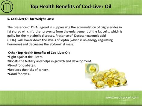 Cod liver oil comes only from the livers of cod. Health Benefits of Cod Liver Oil