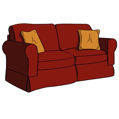How To Draw A Sofa Chair Baci Living Room