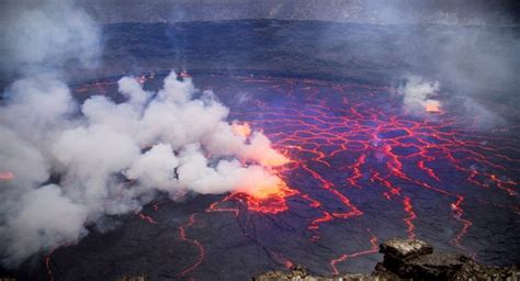 Watch Stunning Drone Footage Shows Worlds Largest Lava Lake Inside