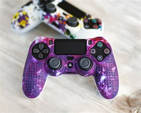 Aurora Proflex Ps4 Galaxy Silicone Controller Skin Cover Case Vgf