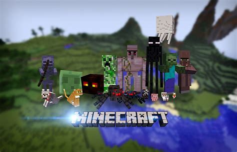 Minecraft All Mobs Minecraft Monsters Hd Wallpaper Pxfuel