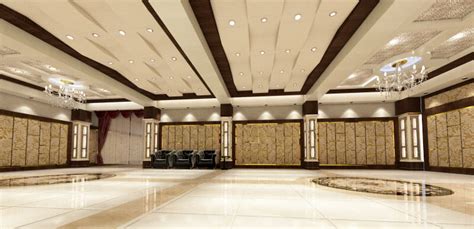 Banquet Hall Design And 3d Visualization By Athishta Architect Kreatecube