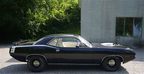 1970 Plymouth ‘cuda V Code 440 6 Pack Black Very Rare Fully Restored