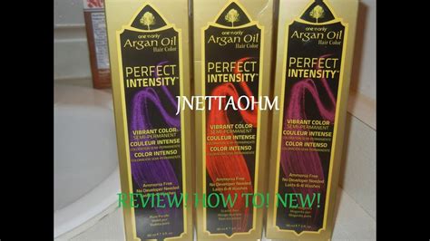 Review Perfect Intensity One N Only Argan Oil Hair Youtube
