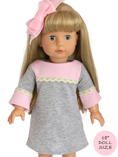 18 Inch Doll Dress Sewing Pattern Charlotte Style Treasurie