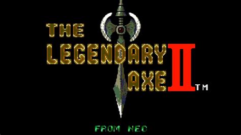 legendary axe ii turbografx 16 full playthrough youtube