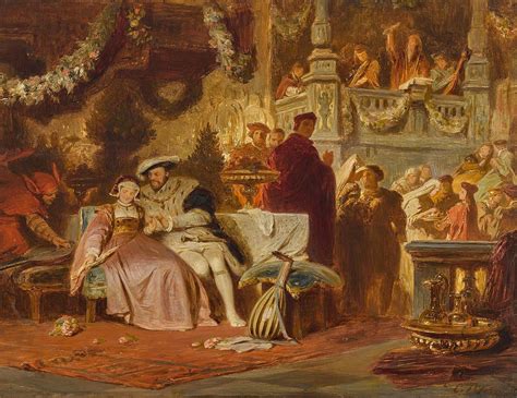As i said in my post henry viii falls in love with anne boleyn, eric ives gives a very useful chronology of anne and henry's relationship, from shrovetide 1526 to august 1527 when it was decided that henry should ask the pope for a dispensation to allow him to marry anne when he had. Henry VIII and Anne Boleyn at the Ball of Cardinal Wolsey ...
