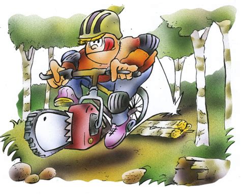 Mountainbiker By HSB Cartoon Sports Cartoon TOONPOOL