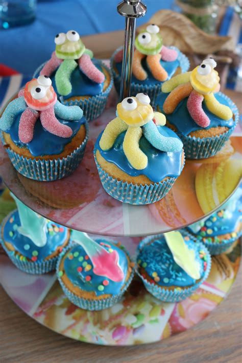 ✔ kuchen rezepte und ideen für leckere geburtstagskuchen, muffins u.co. Geburtstagskuchen, Kinder Muffins Kraken 1. Geburtstag ...