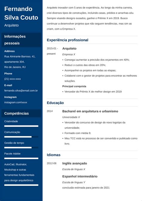 18 Modelos De Currículo Criativo Dicas De Como Fazer O Seu Cv