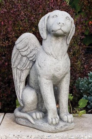 My Guardian Dog Statue Dog Angel Dog Statue Dog Garden Statues