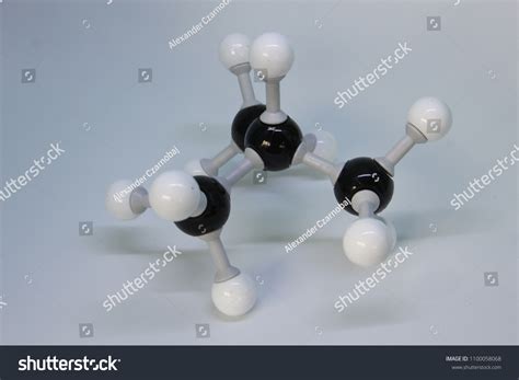 Butane 2methylpropane Isomerorganic Molecule Ball Stick Stock Photo