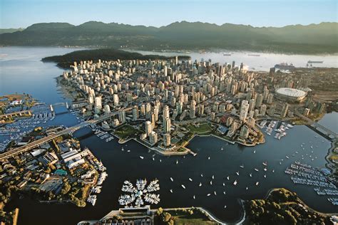 Aerial View Of Vancouver British Columbia Canada