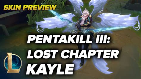Pentakill Iii Lost Chapter Kayle Kostüm Tanıtımı League Of Legends
