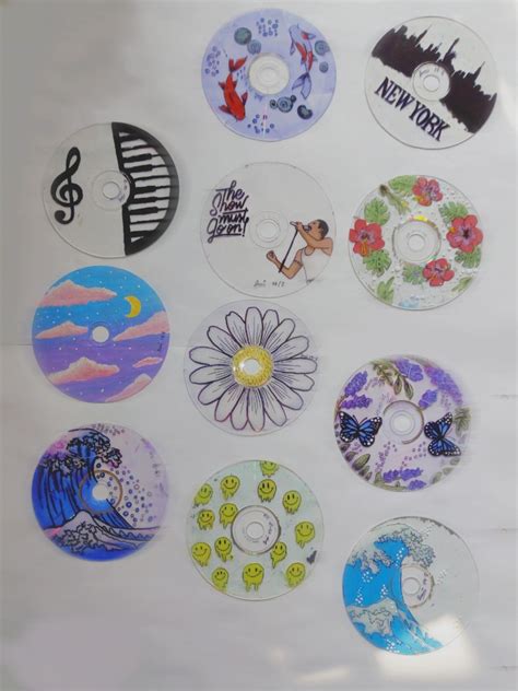 Painted Cds Vinyl Art Paint Vinyl Record Art Vinyl Record Art Ideas