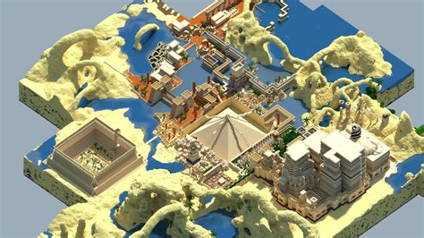 The Egyptian City Of Nebet Minecraft Map