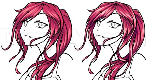 Drawing An Anime Girl Face Step By Step Anime People