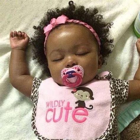 Baby Beautiful And Sleep Image Beautiful Black Babies Black Babies