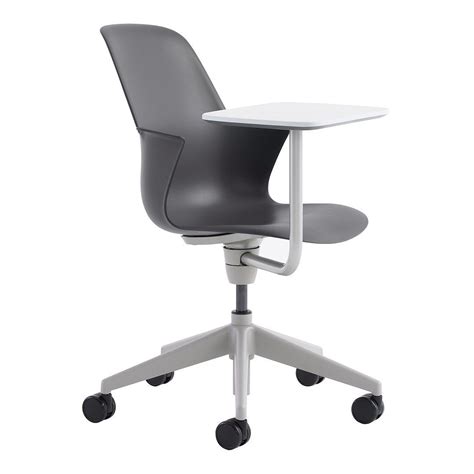 Node High Back Desk Chair Five Star Base With Worksurface Steelcase
