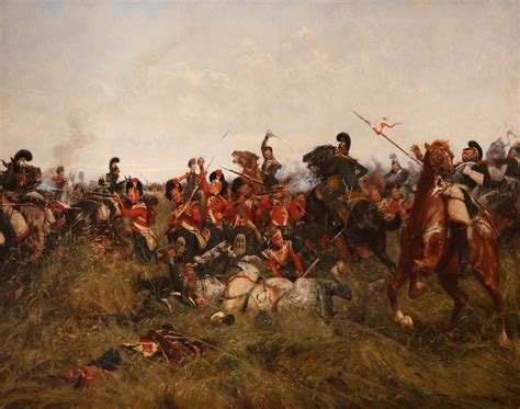 The Battle Of Quatre Bras 16th June 1815 Between Wellingtons Anglo